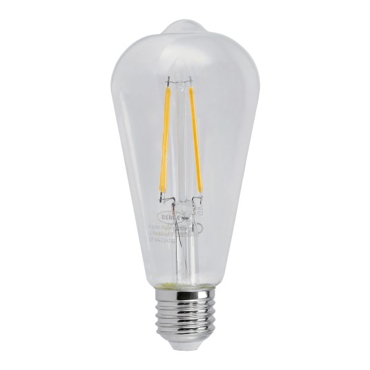 Żarówka LED E27 Filament ST64 6W 110lm/W 3000K