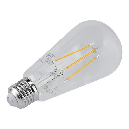 Żarówka LED E27 Filament ST64 8W 110lm/W 3000K
