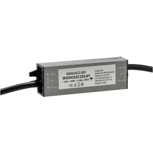 ZASILACZ HERMETYCZNY IP67 10W