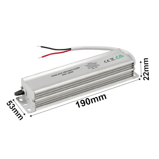 ZASILACZ HERMETYCZNY IP67 120W 24V