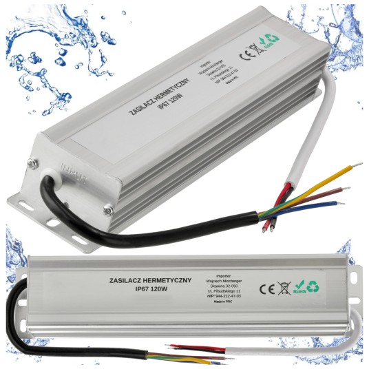 ZASILACZ HERMETYCZNY IP67 120W