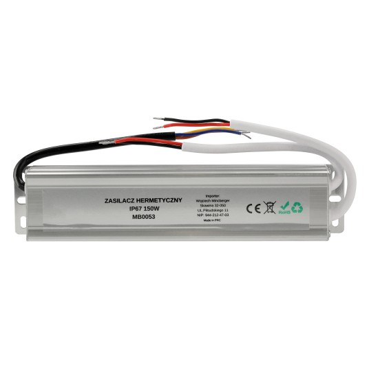 ZASILACZ HERMETYCZNY IP67 150W 24V