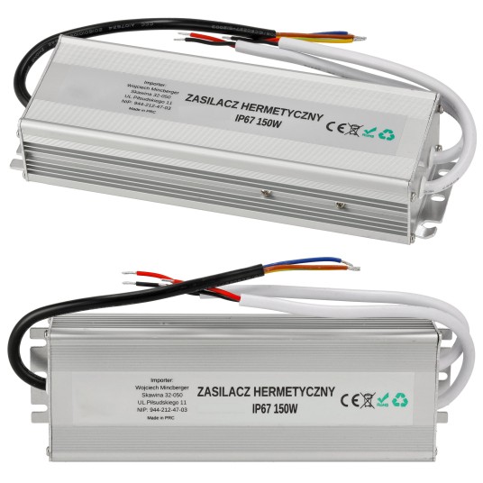 ZASILACZ HERMETYCZNY IP67 150W