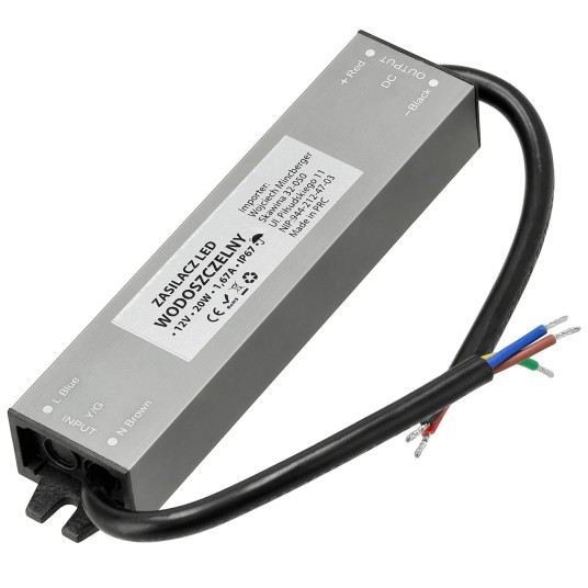 ZASILACZ HERMETYCZNY IP67 20W
