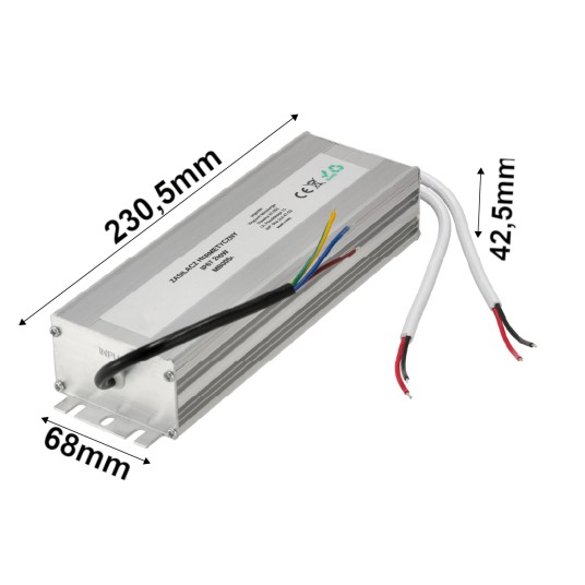 ZASILACZ HERMETYCZNY IP67 300W