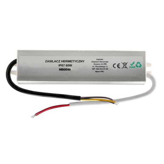 ZASILACZ HERMETYCZNY IP67 60W
