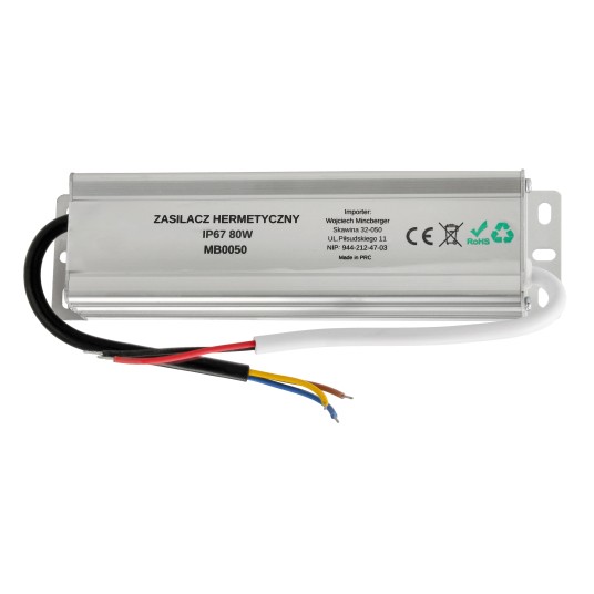 ZASILACZ HERMETYCZNY IP67 80W
