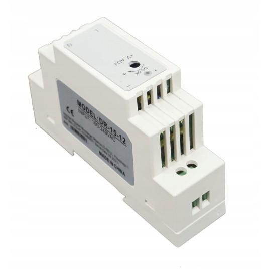 ZASILACZ LED NA SZYNĘ DIN 15W 24V