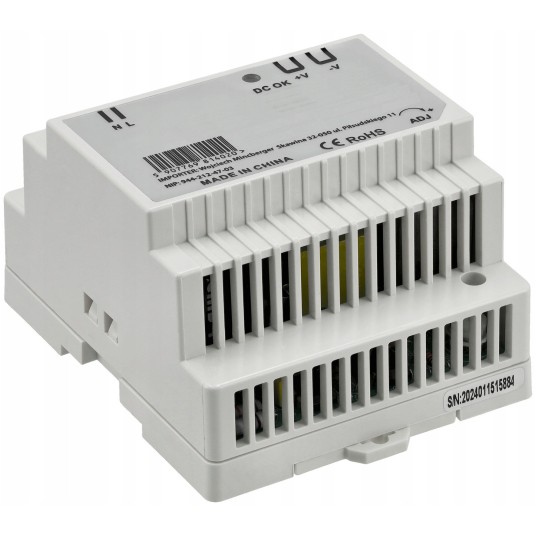 ZASILACZ LED NA SZYNĘ DIN 45W 24V