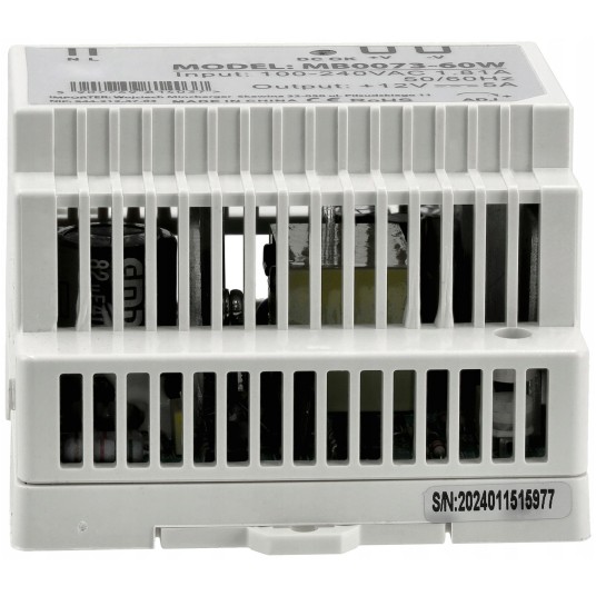 ZASILACZ LED NA SZYNĘ DIN 60W 24V