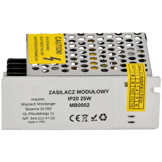 ZASILACZ MODUŁOWY IP20 15W