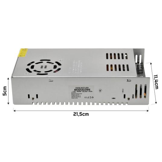 ZASILACZ MODUŁOWY IP20 400W