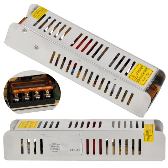 ZASILACZ MODUŁOWY SLIM IP20 180W