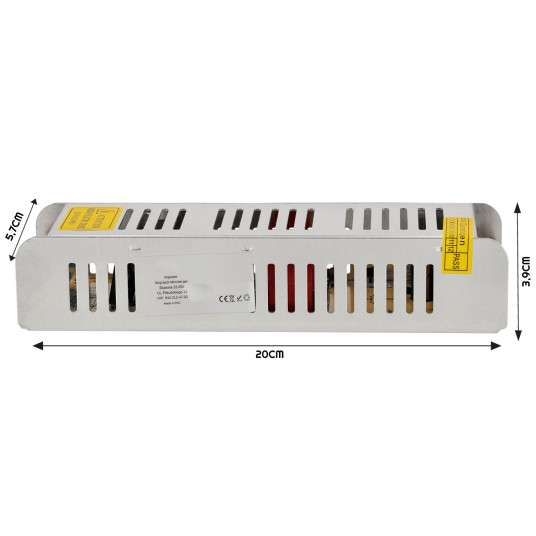 ZASILACZ MODUŁOWY SLIM IP20 180W