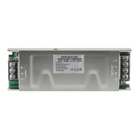 ZASILACZ MODUŁOWY SLIM PREMIUM IP20 100W 24V