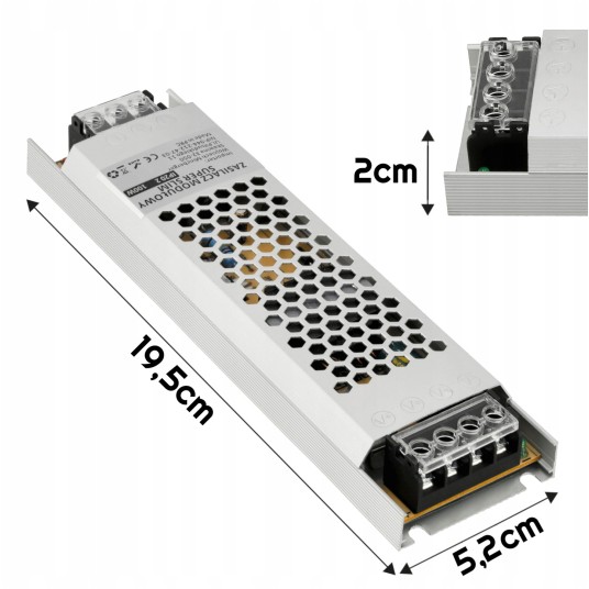 ZASILACZ MODUŁOWY SUPER SLIM 24V IP20 100W