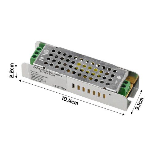 ZASILACZ MODUŁOWY SUPER SLIM 24V IP20 36W