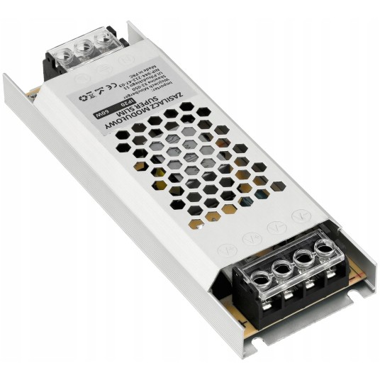 ZASILACZ MODUŁOWY SUPER SLIM 24V IP20 60W