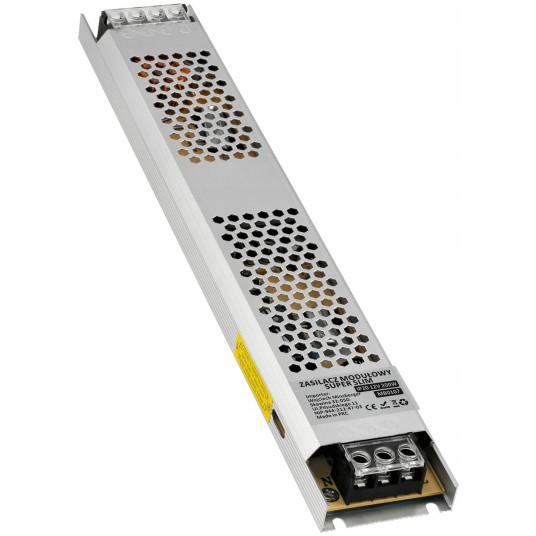 ZASILACZ MODUŁOWY SUPER SLIM IP20 200W