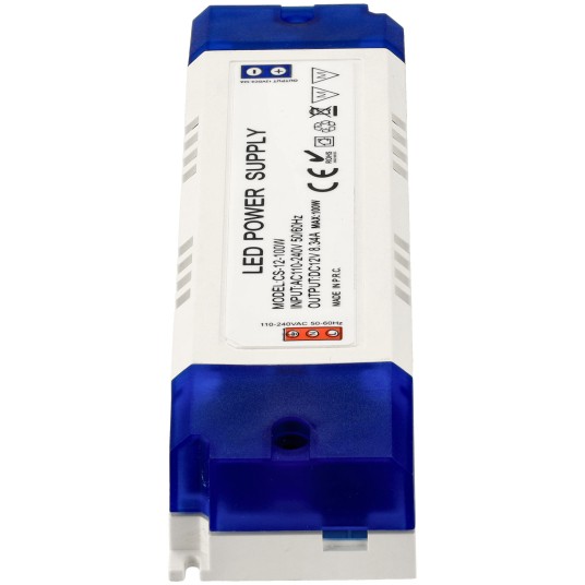 ZASILACZ PLASTIKOWY IP20 100W