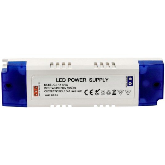 ZASILACZ PLASTIKOWY IP20 100W