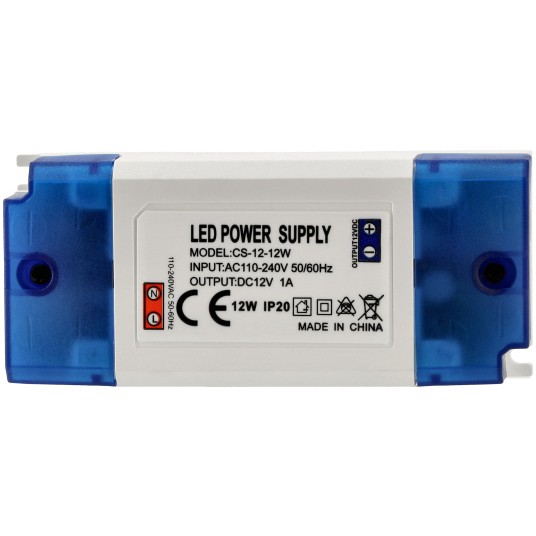 ZASILACZ PLASTIKOWY IP20 12W