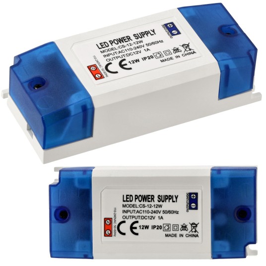 ZASILACZ PLASTIKOWY IP20 12W