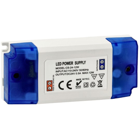 ZASILACZ PLASTIKOWY IP20 24V 12W