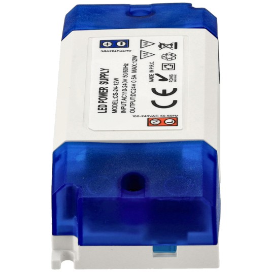 ZASILACZ PLASTIKOWY IP20 24V 12W