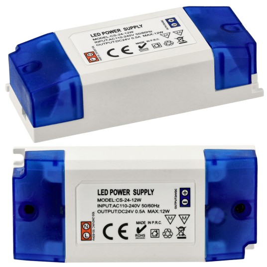 ZASILACZ PLASTIKOWY IP20 24V 12W