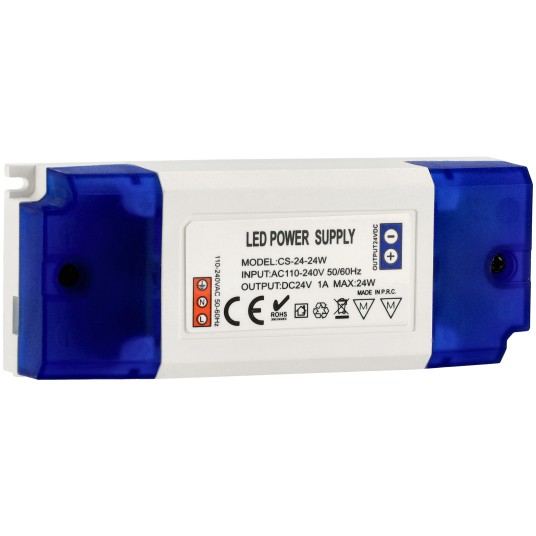 ZASILACZ PLASTIKOWY IP20 24V 24W