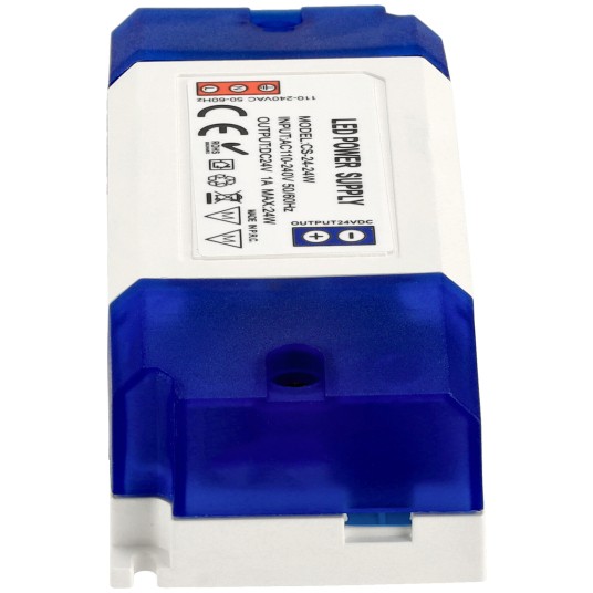 ZASILACZ PLASTIKOWY IP20 24V 24W