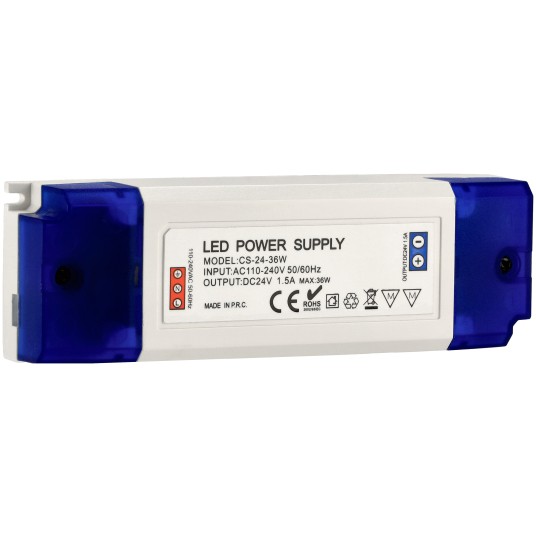 ZASILACZ PLASTIKOWY IP20 24V 36W