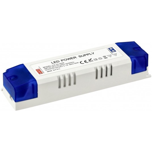 ZASILACZ PLASTIKOWY IP20 24V 50W -zdjęcie numer 2