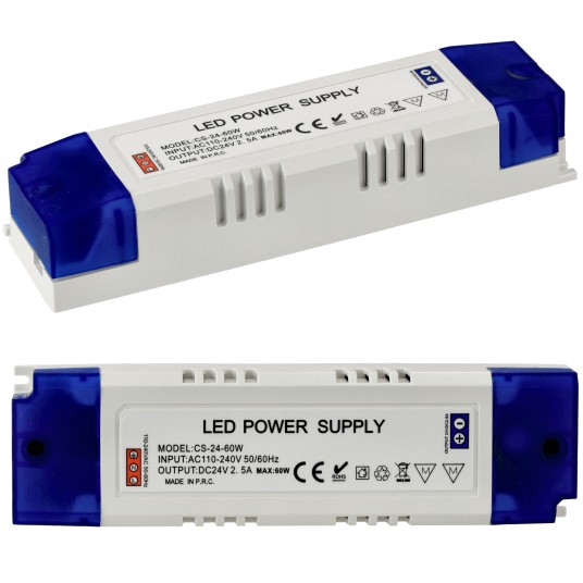 ZASILACZ PLASTIKOWY IP20 24V 60W