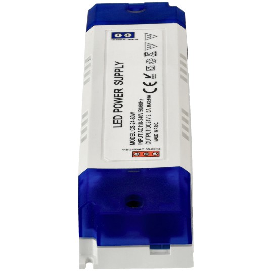 ZASILACZ PLASTIKOWY IP20 24V 60W