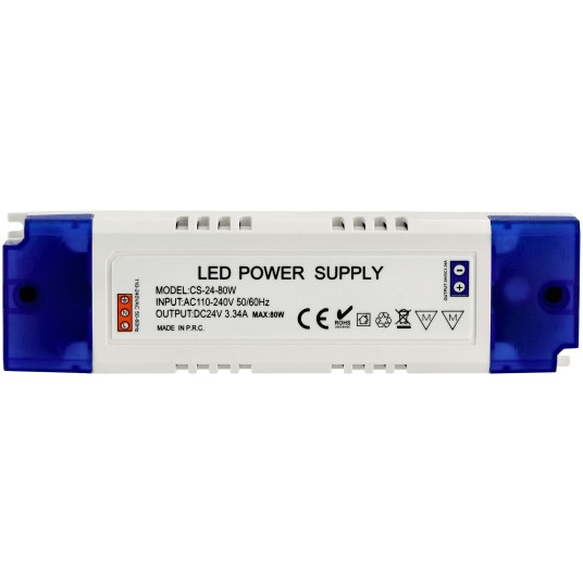 ZASILACZ PLASTIKOWY IP20 24V 80W