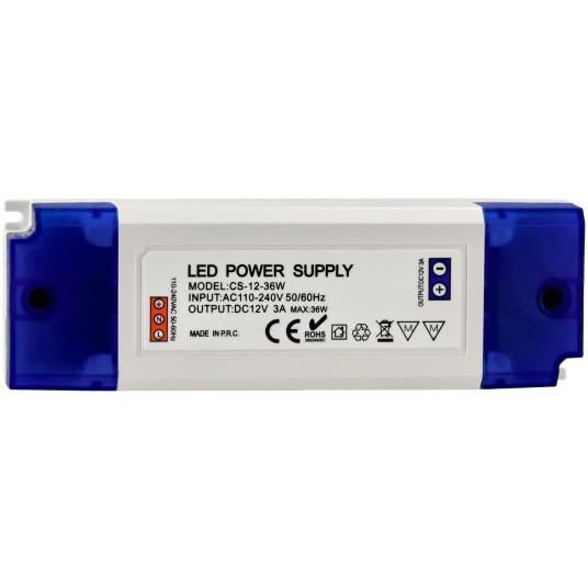 ZASILACZ PLASTIKOWY IP20 36W