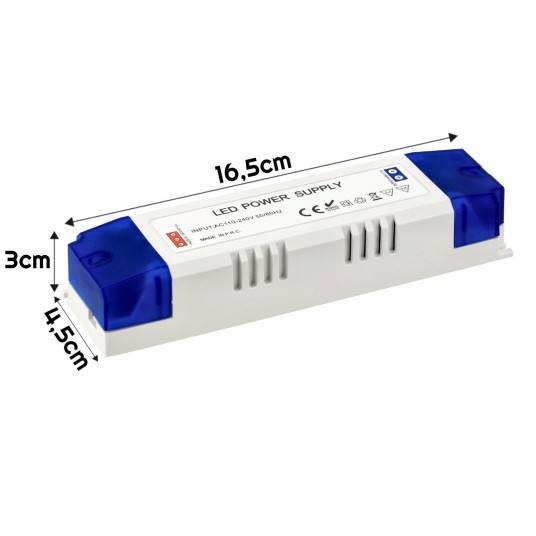 ZASILACZ PLASTIKOWY IP20 50W