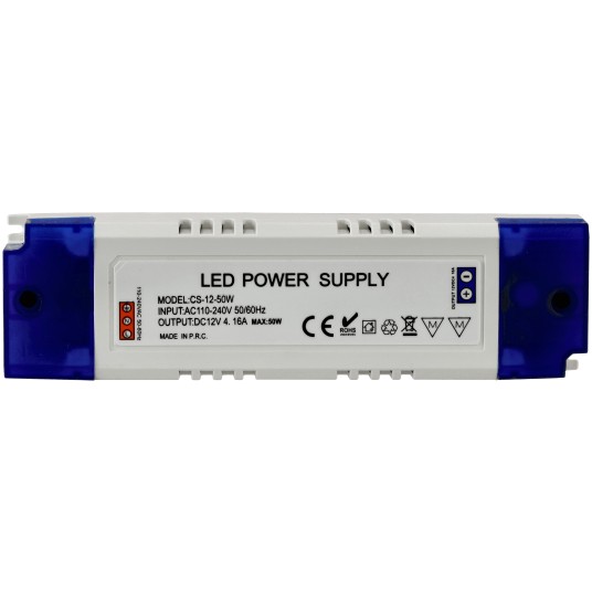 ZASILACZ PLASTIKOWY IP20 50W