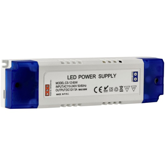 ZASILACZ PLASTIKOWY IP20 60W