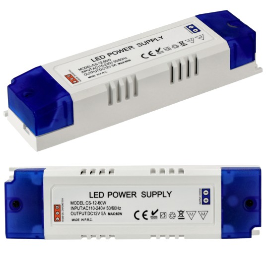 ZASILACZ PLASTIKOWY IP20 60W