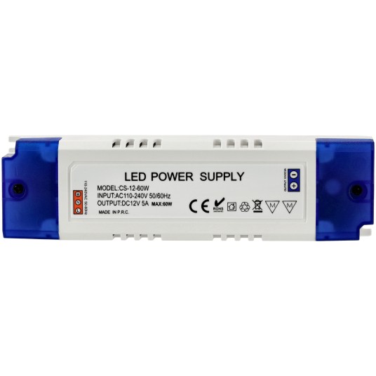 ZASILACZ PLASTIKOWY IP20 60W