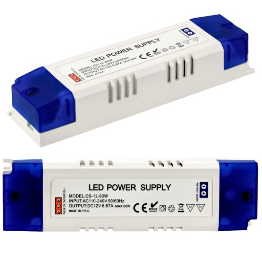 ZASILACZ PLASTIKOWY IP20 80W