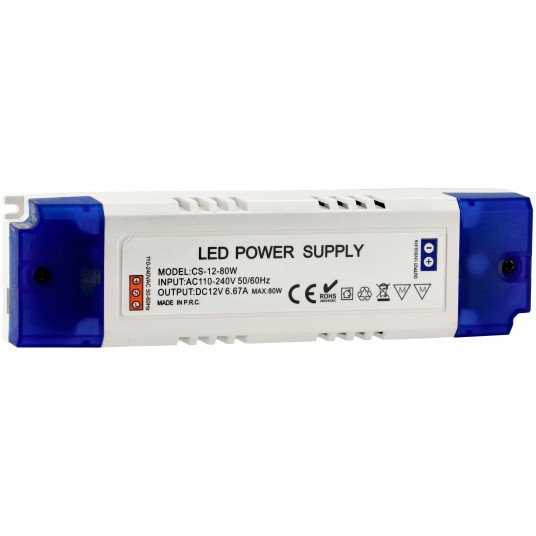 ZASILACZ PLASTIKOWY IP20 80W