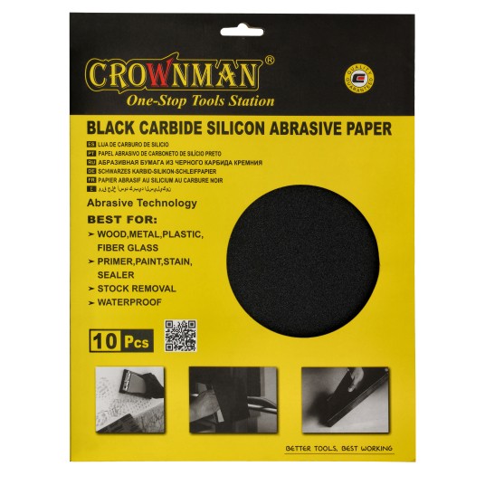 ZESTAW 10 SZTUK PAPIERU ŚCIERNEGO GRADACJA 120