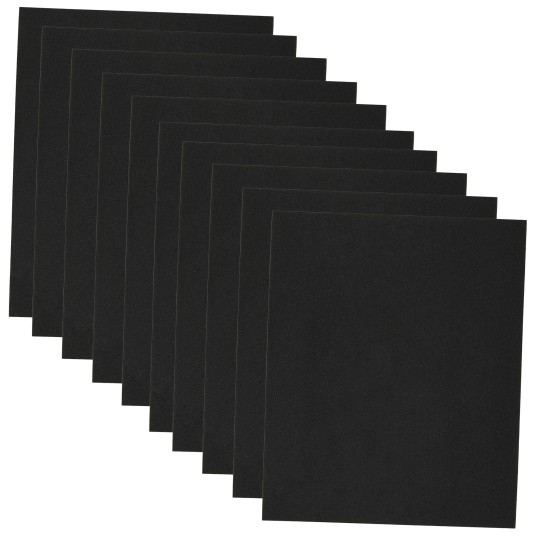 ZESTAW 10 SZTUK PAPIERU ŚCIERNEGO GRADACJA 80