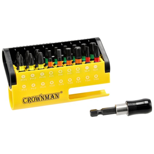 ZESTAW 18 SZTUK BITÓW WKRĘTAKOWYCH