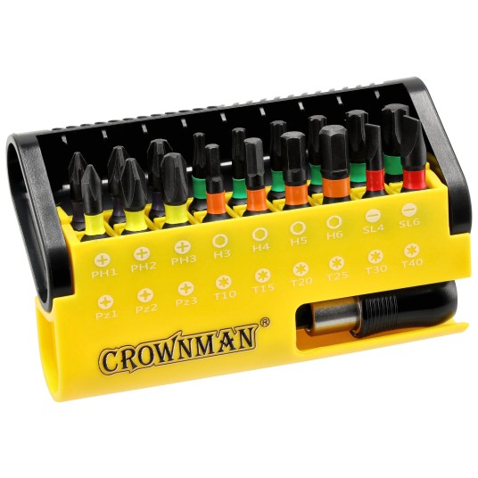 ZESTAW 18 SZTUK BITÓW WKRĘTAKOWYCH