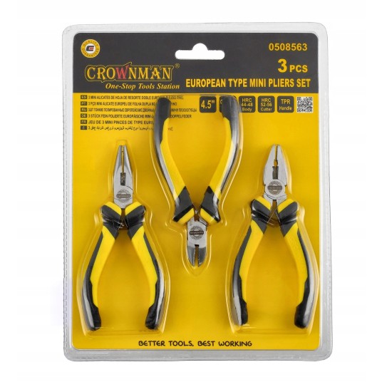 ZESTAW 3 SZTUK MINI SZCZYPIEC